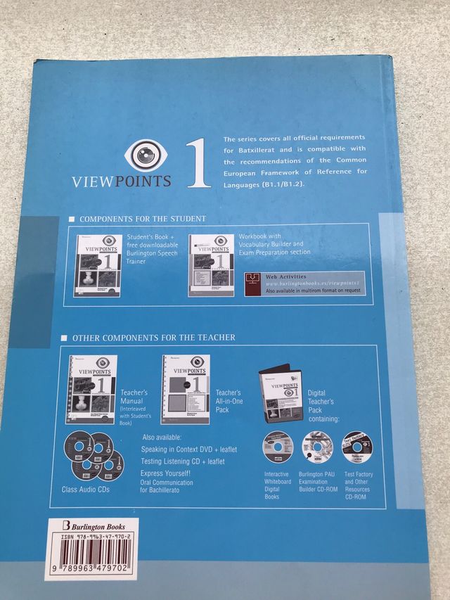 VIEWPOINTS 1 BATX WB Catalan Burlington