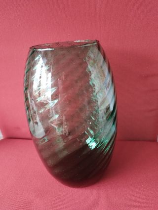 Vaso vetro Murano anni '60 - verde