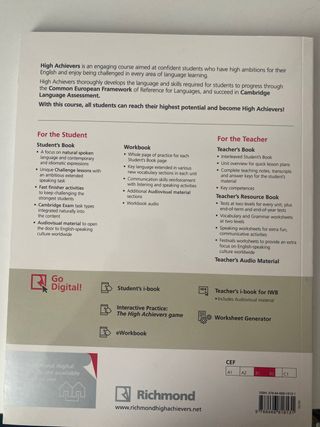 HIGH ACHIEVERS B1+ WORKBOOK