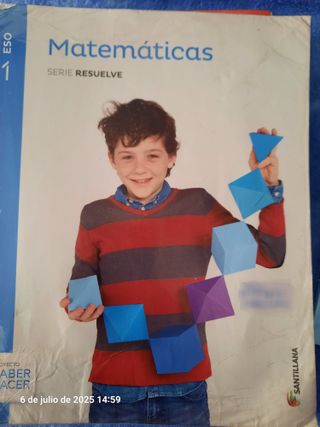 MATEMATICAS SERIE RESUELVE 1 ESO SABER HACER