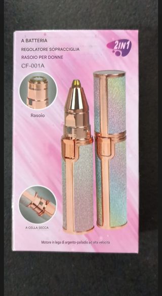 Rasoio sopracciglia 2 in 1 - Oro