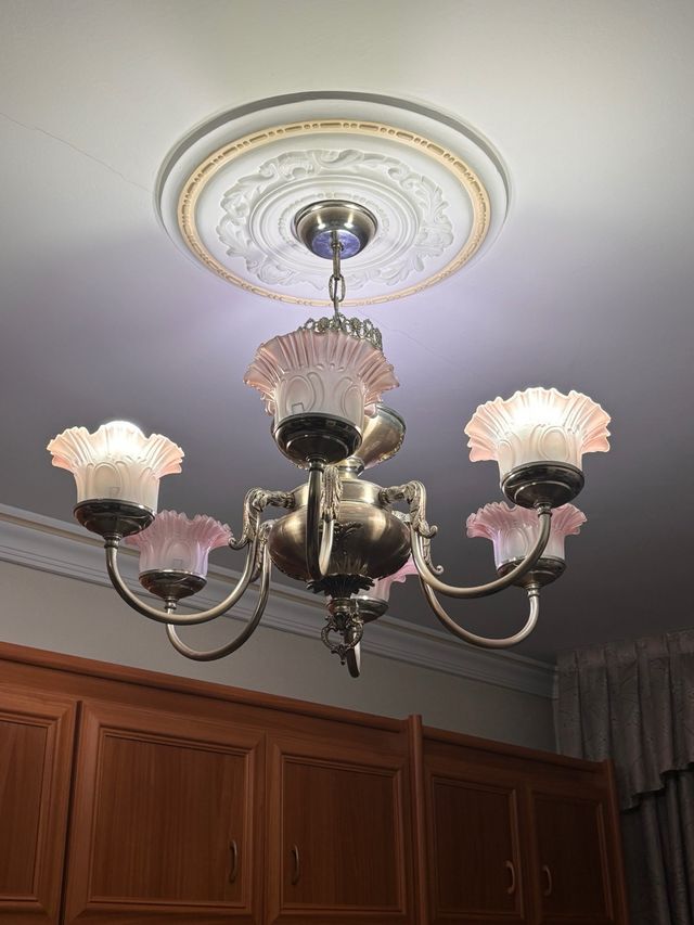 Lampara techo vintage 5 luces