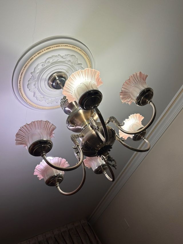 Lampara techo vintage 5 luces