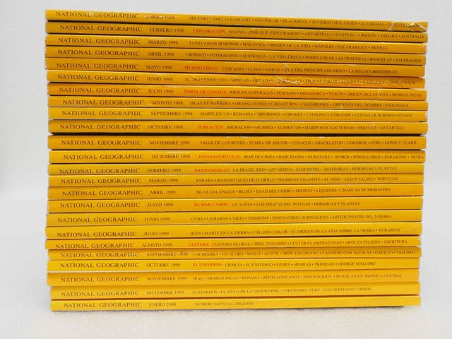 LOTE Libros o Fascículos. National Geographic