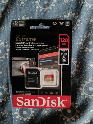 MicroSDXC Sandisk Extreme 128GB