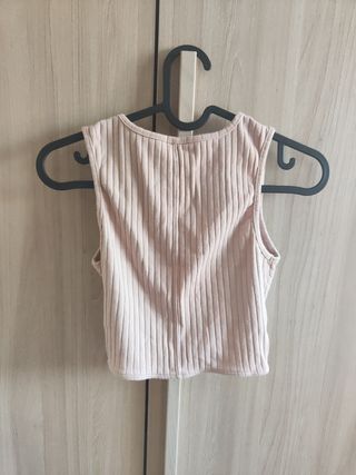 Top corto Bershka Rosa taglia S