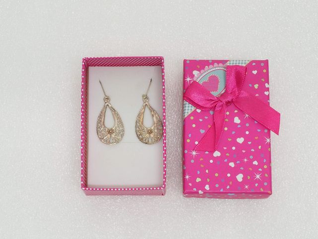 Pendientes de Hilo de Plata .