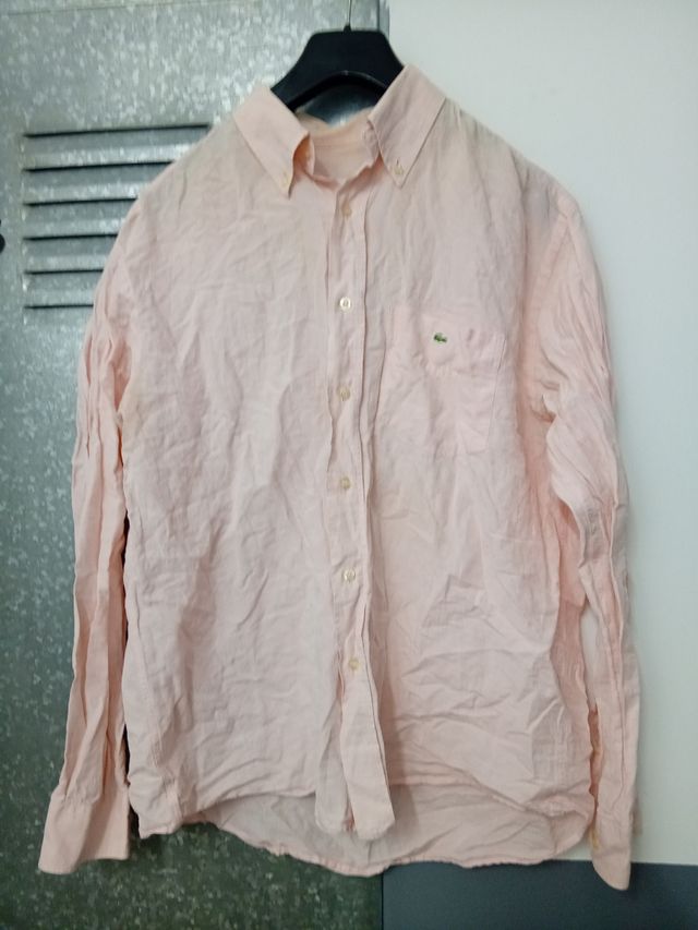 Camisa Lacoste rosa talla L