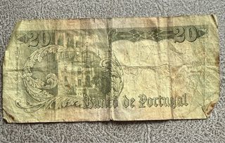 Billete 20 Escudos Portugal 1964