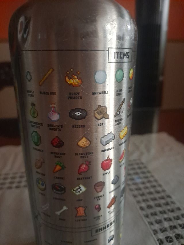 Bottiglia di acqua Minecraft