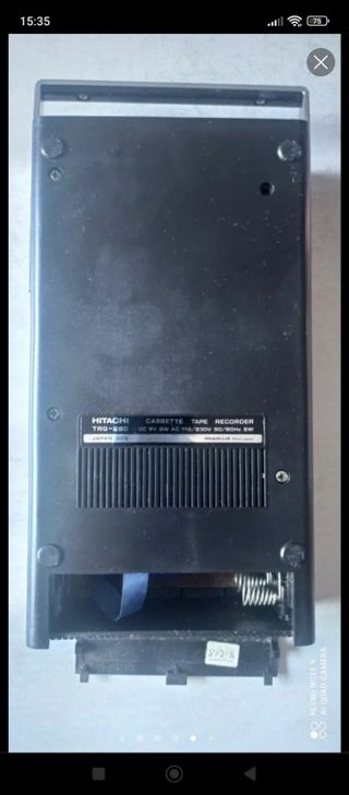 Hitachi TRQ-290: Grabadora Cassette