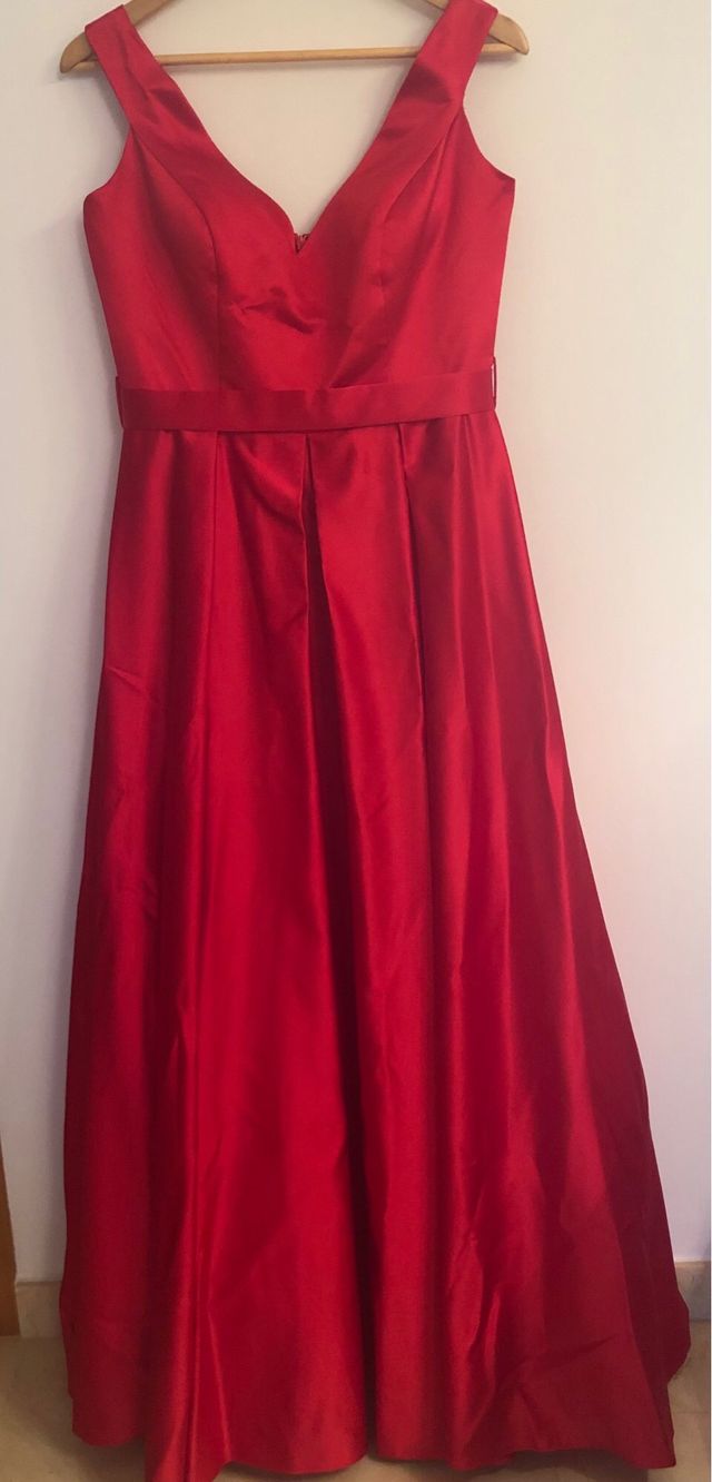 Vestido fiesta rojo Susanna Rivas M/L
