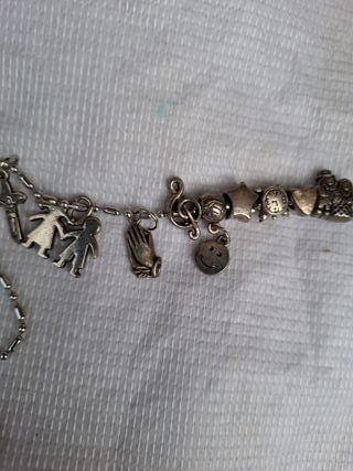 Collar con dijes plata