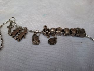 Collar con dijes plata