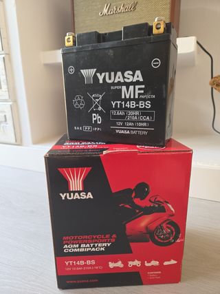 Batería Yuasa YT14B-BS AGM Moto