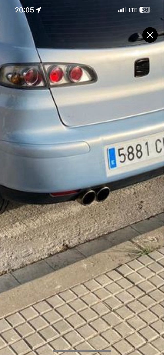 Tubo escape Seat Ibiza turbo 1.8