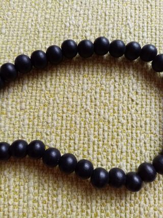 Collana uomo - Pietre nere & argento