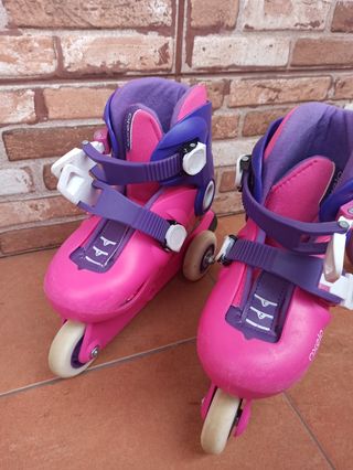 Patines Oxelo T28-29 Rosa/Morado