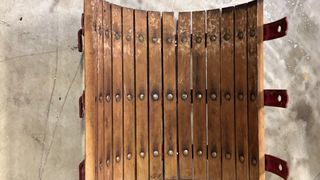 Prensa de uva antigua