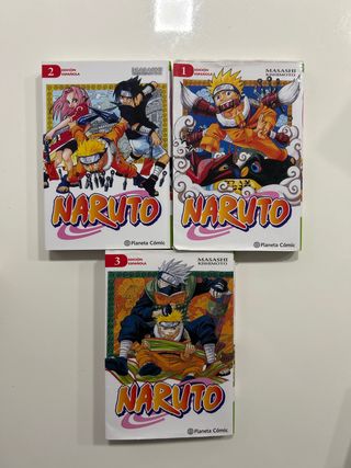Naruto nº 01, nº 02 i nº 03