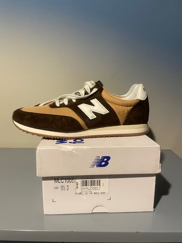 Zapatillas New Balance 44.5 Marrón Beige