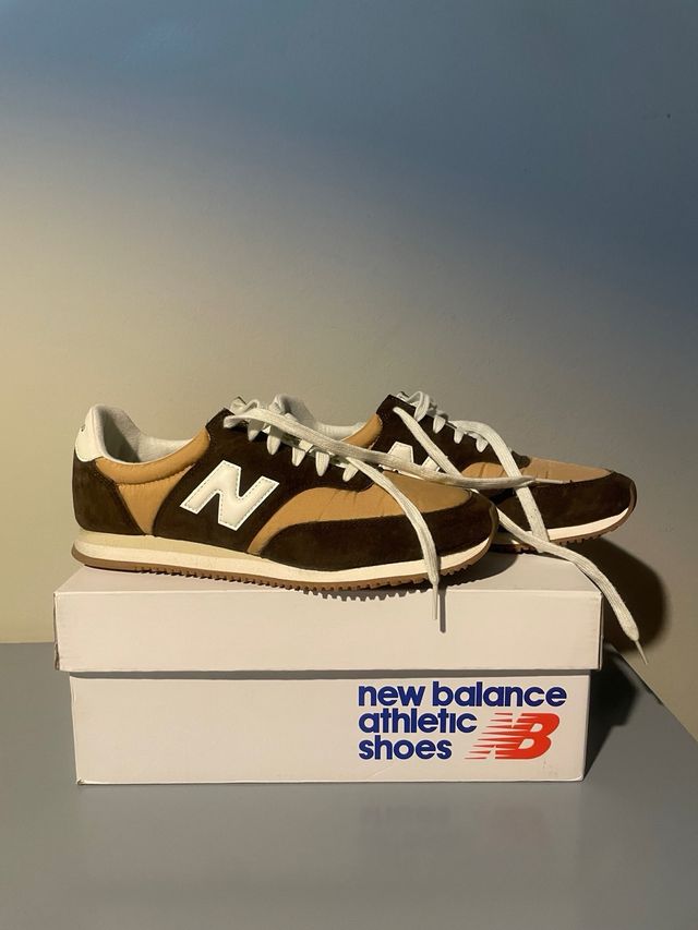 Zapatillas New Balance 44.5 Marrón Beige