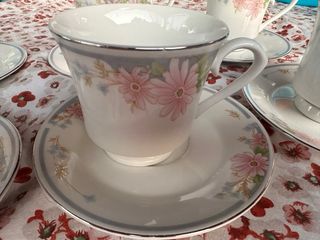 Set 6 tazze tè da te in porcellana