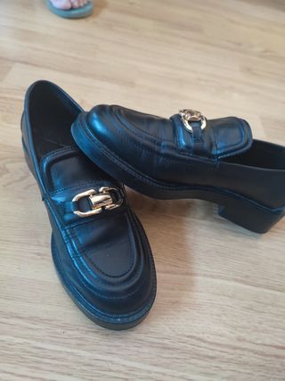 Mocasines Zara negros - talla 36
