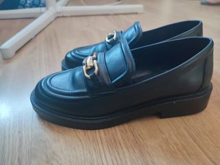 Mocasines Zara negros - talla 36