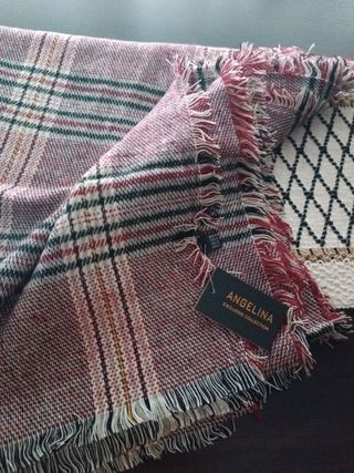 Pañuelo Angelina - Rojo y Blanco