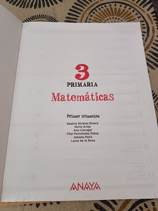 3 Primaria Matemáticas