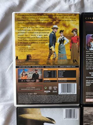 4 DVDs Clásicos del Oeste