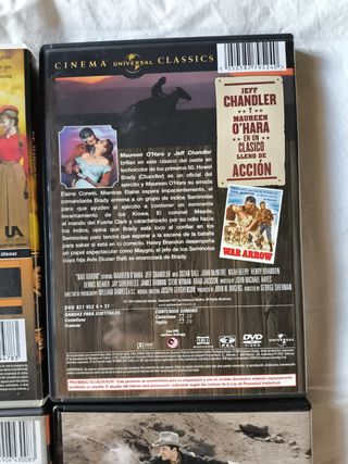 4 DVDs Clásicos del Oeste