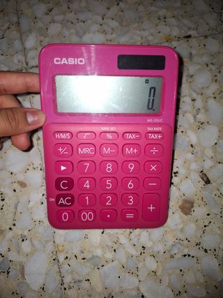 Calculadora Casio MS-20UC rosa