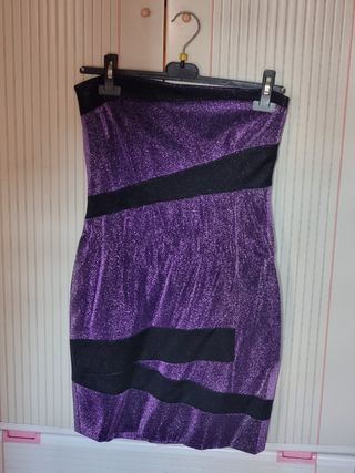 Vestido corto Pinko purpura