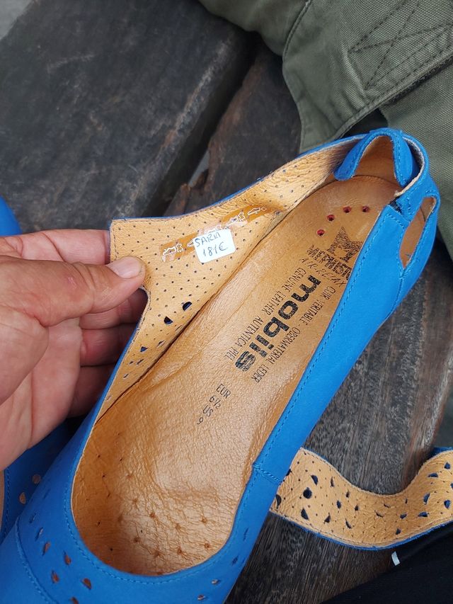 Mephisto Mobils: Scarpe da sera blu, taglia 40