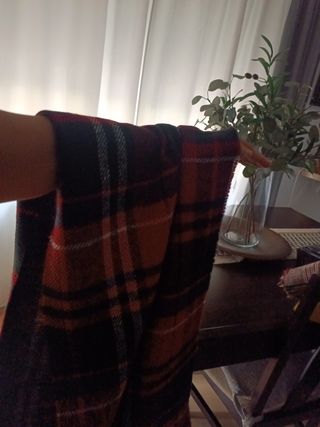 Bufanda cuadros rojos|VIVWEI MODA