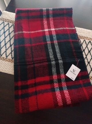 Bufanda cuadros rojos|VIVWEI MODA