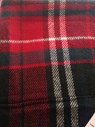 Bufanda cuadros rojos|VIVWEI MODA