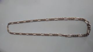 Cadena acero bicolor oro-plata