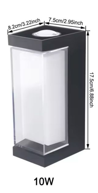 Faroles LED exteriores - 3unid