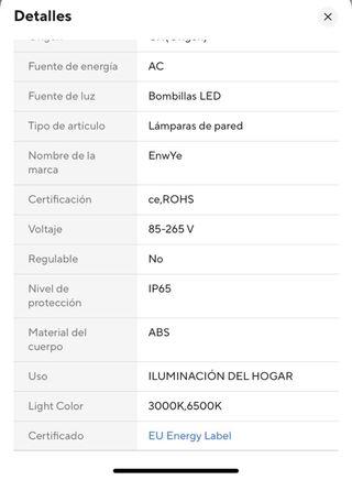 Faroles LED exteriores - 3unid