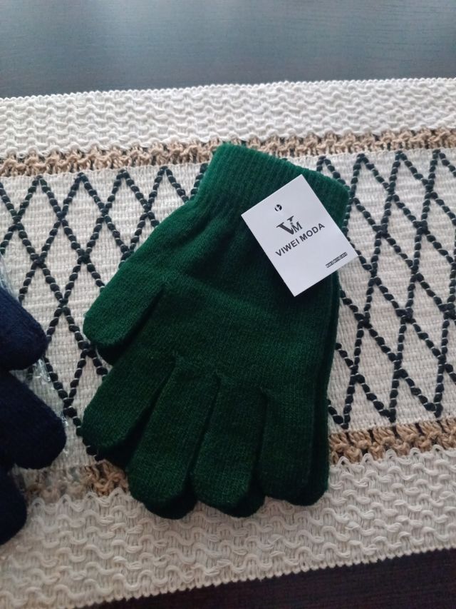 Guantes VIVEL MODA - Azul y Verde