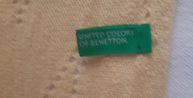 Jersey Benetton amarillo