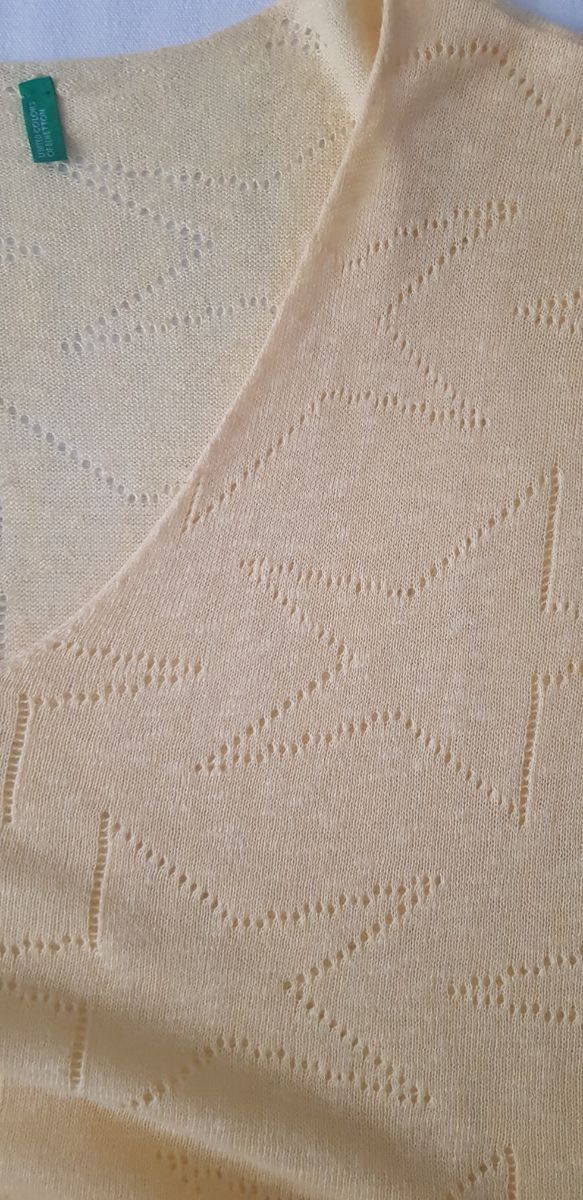 Jersey Benetton amarillo