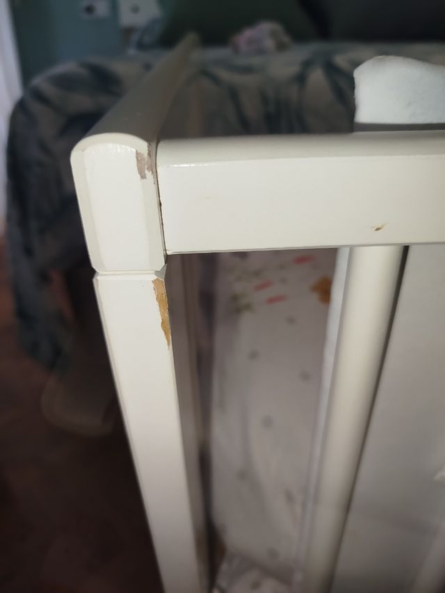 Cuna colecho bebé, edredón,chichonera, colchón