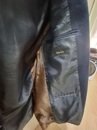 Americana Azul Marino Hombre