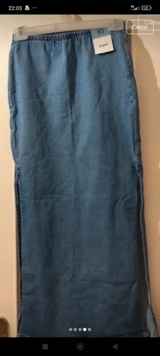 ‼️ PRECIO NO NEGOCIABLE ‼️ Falda vaquera Lefties