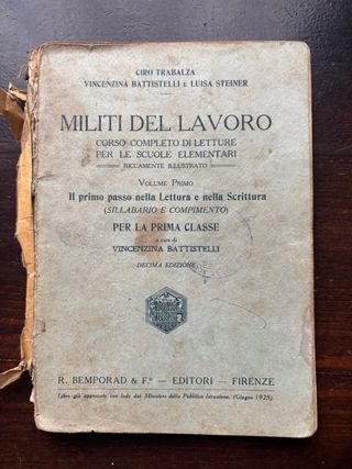 MILITI DEL LAVORO
CORSO COMPLETO DI LETTURE 