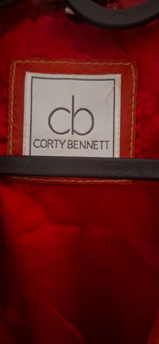 Chaqueta piel roja - Talla M